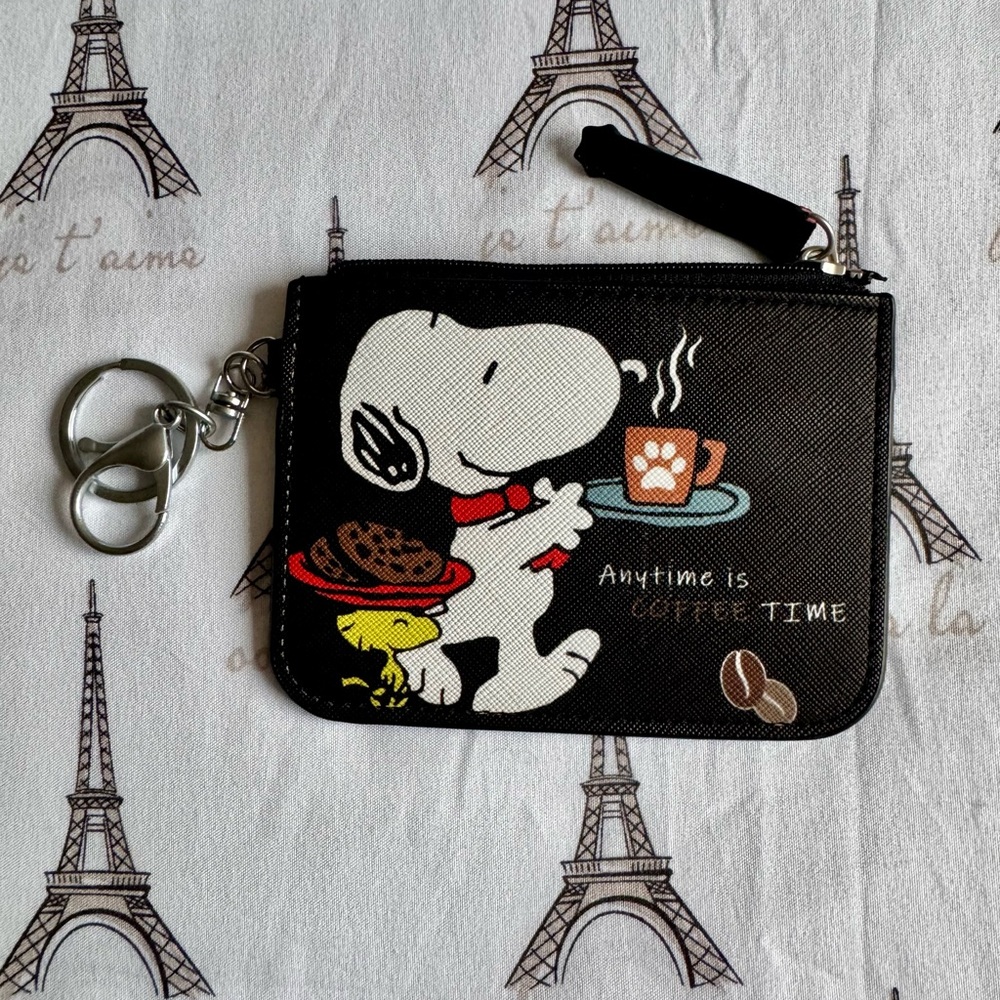 Snoopy Coffee Time Coin Purse